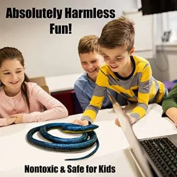 Original Realistic Rubber Snake Prank Gift for Kids