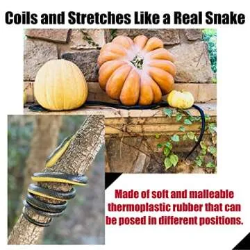 Original Realistic Rubber Snake Prank Gift for Kids