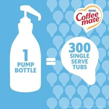 Nestle Coffee mate Coffee Creamer, French Vanilla, Concentrated Liquid Pump Bottle, Non Dairy, No Refrigeration, 50.7 fl oz (Pack of 2)