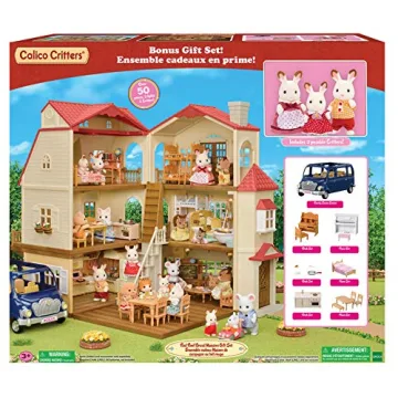 Calico Critters Grand Mansion Gift Set for Kids