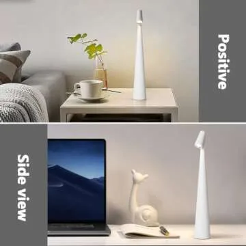 Elegant eypid Cordless Table Lamp with Brightness Levels