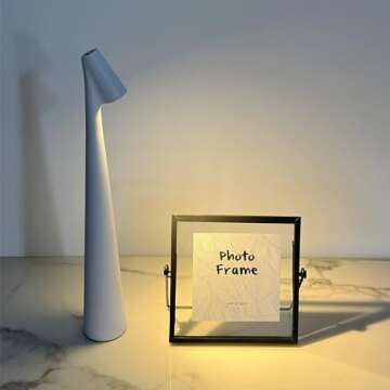 Elegant eypid Cordless Table Lamp with Brightness Levels
