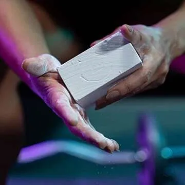 Cannon Sports Gym Chalk for Athletes, Sweatproof Grip, Blister Prevention for Weightlifting, Gymnastics, Rock Climbing (Block Chalk, 1 LB)