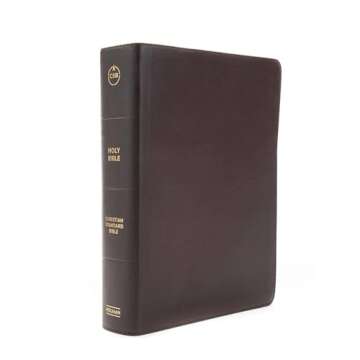 CSB Study Bible - Brown Genuine Leather Cover with Extensive Commentary and Illustrations