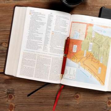 CSB Study Bible in Brown Leather with Comprehensive Study Features