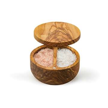 RSVP International Wood Salt Box, One Size