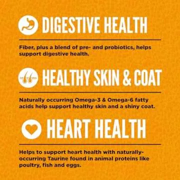 ORIJEN Original Cat, Grain Free Dry Cat Food for All Life Stages, with WholePrey Ingredients, 4lb