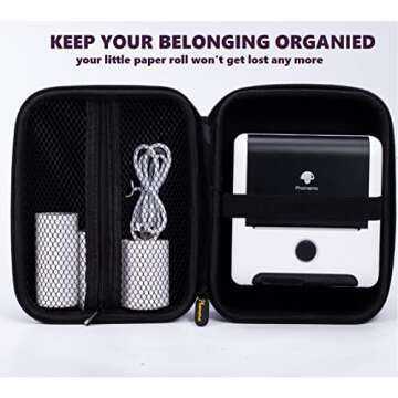 Phomemo Bag for Label Printers, Perfect Travel Case