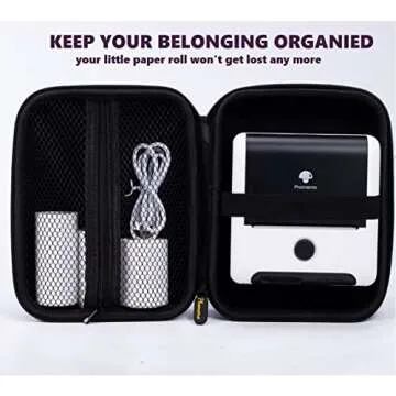Phomemo Bag for Label Printers, Perfect Travel Case