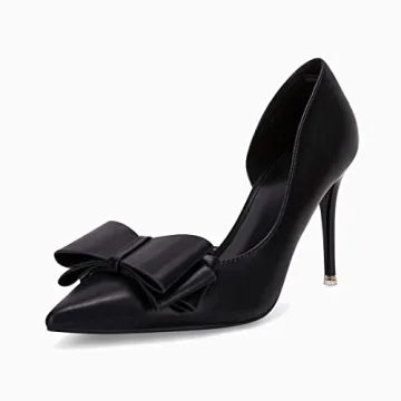 Stylish Women's Bow Heels for Elegant Occasions