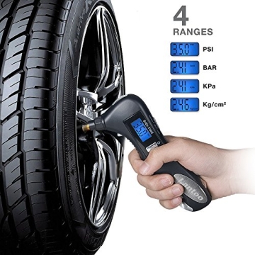 Lantoo 150 PSI Digital Tire Pressure Gauge with Tools