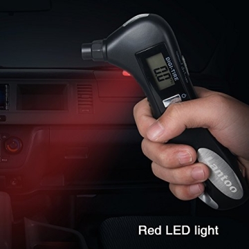 Lantoo 150 PSI Digital Tire Pressure Gauge with Tools