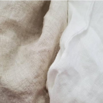 Elegant 100% Linen Chair Seat Cover with Ruffles