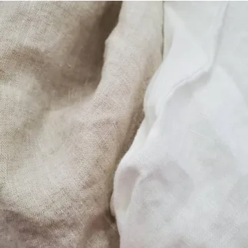 Elegant 100% Linen Chair Seat Cover with Ruffles