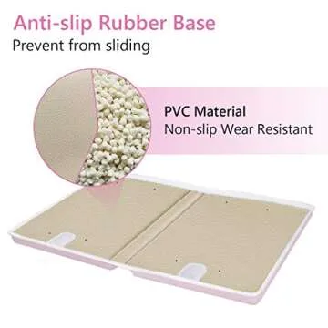 Comfortable Bath Kneeler with Toy Organizer for Parents