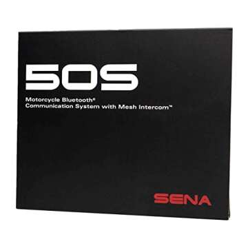Sena 50S-01D Motorcycle Mesh Intercom Bluetooth Headset Communication System (Discontinued)