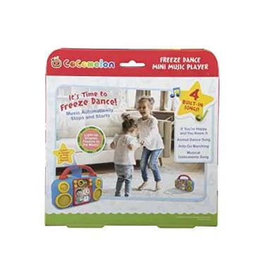 eKids Cocomelon Toy Music Player Includes Freeze Dance, Musical Toy for Toddlers with Built-in Nursery Rhymes for Fans of Cocomelon Toys and Gifts for Boys and Girls