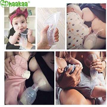 Haakaa Breast Pump - 100% Food Grade Silicone for Nursing