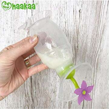 Haakaa Breast Pump - 100% Food Grade Silicone for Nursing