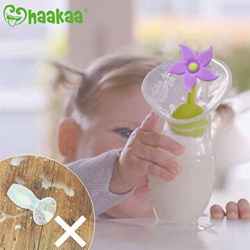 Haakaa Breast Pump - 100% Food Grade Silicone for Nursing