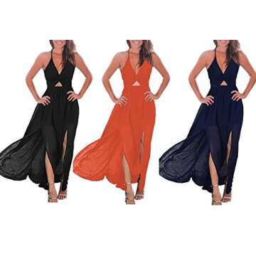 Vakkest Women's Sexy Beach Dress - Elegant Summer Style