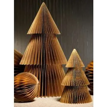 Stylish 9-Inch Paper Tabletop Tree – Elegant Home Accent