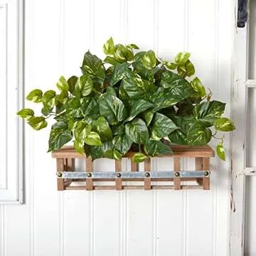 Nearly Natural Lifelike 15in. Pothos Silk Plant