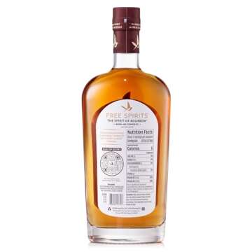 Free Spirits Non-Alcoholic Bourbon Spirit - Award Winning Whiskey Alternative - Low Calorie, Vegan, ...