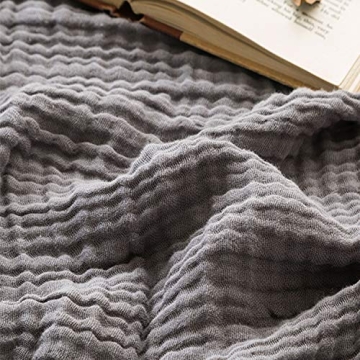 Soft and Lightweight EMME Muslin Throw Blanket for All Seasons