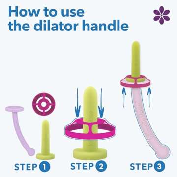 Intimate Rose Dilator Handle for Women - for use with Intimate Rose Dilators