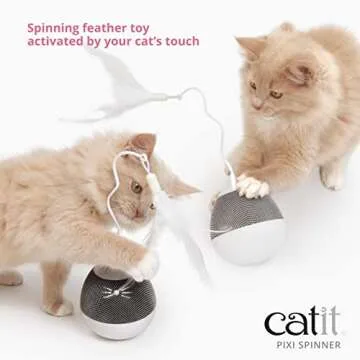 Catit PIXI Spinner - Interactive Cat Toy for Treats