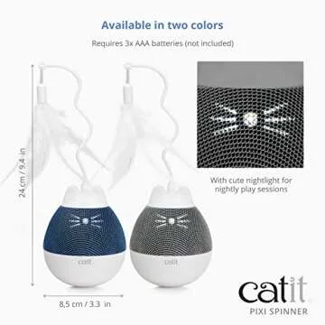 Catit PIXI Spinner - Interactive Cat Toy for Treats
