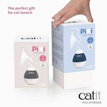 Catit PIXI Spinner - Interactive Cat Toy for Treats