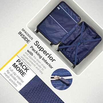 Coolife Expandable Suitcase: Durable & Stylish Luggage