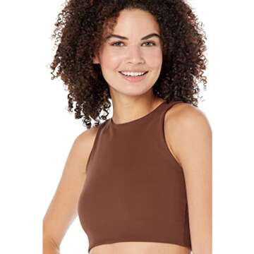 girlfriend collective Dylan Bra Earth SM