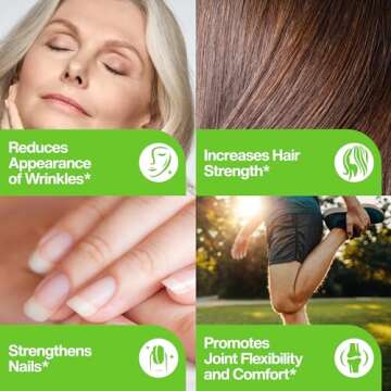 Hydrolyzed Collagen Peptides for Skin, Hair, and Joint Support