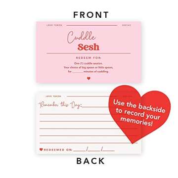 20 Romantic Love Coupons for Husband, Wife, Boyfriend, Girlfriend - Couples Coupon Book Perfect for Anniversaries, Birthdays, Valentine’s Day & More!