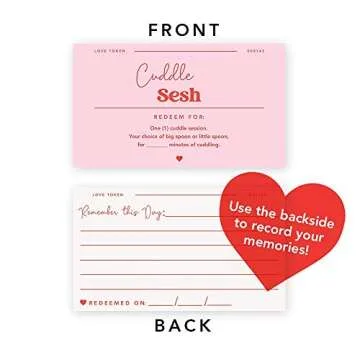 20 Romantic Love Coupons for Husband, Wife, Boyfriend, Girlfriend - Couples Coupon Book Perfect for Anniversaries, Birthdays, Valentine’s Day & More!