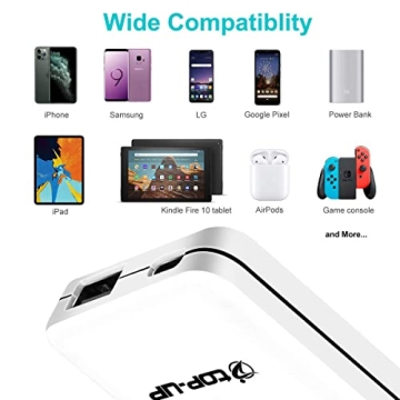 Top-Up Dual Flat USB Charger 30W - Compact & Fast Charging