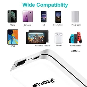 Top-Up Dual Flat USB Charger 30W - Compact & Fast Charging