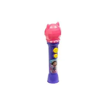 DreamWorks Gabby's Dollhouse Toy Microphone for Kids, Musical Toy for Girls with Built-in Song, Kids Microphone Designed for Ages 3 and Up