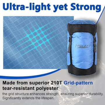 40% More Storage with Frelaxy Compression Sack 11L-52L