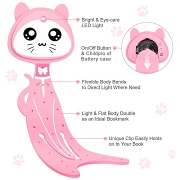 Cute Book Light for Kids - Perfect Gifts for Ages 3-8