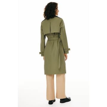Buy Orolay Women's Double Breasted Trench Coat