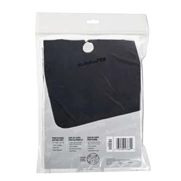 BaBylissPRO Black Barber Cape - Stylish and Functional