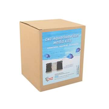 CNZ® Aquarium Filter Media Kits (Double Pack) - Activated Carbon, bio Ball, Ceramic Ring