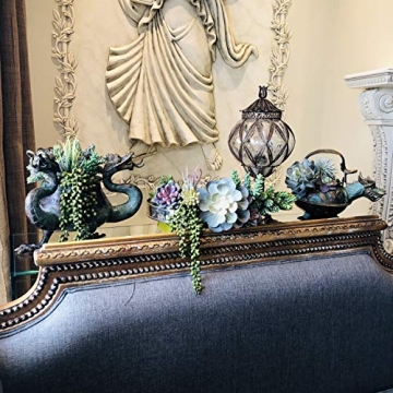 Realistic 15-Pack Caqpo Artificial Succulents for Home Decor