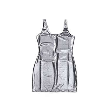 GRAEEN Faux Leather Mini Dress Stylish Clubwear for Women