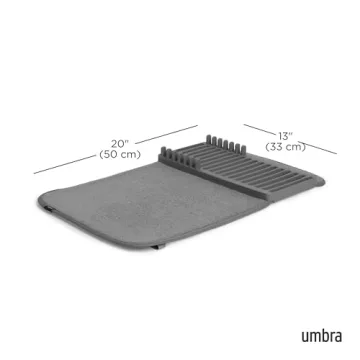 Umbra UDRY MINI Dish Drying Rack and Mat Solution