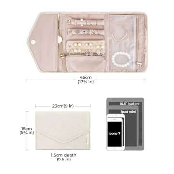 BAGSMART Travel Jewelry Organizer for Jewelry Lovers